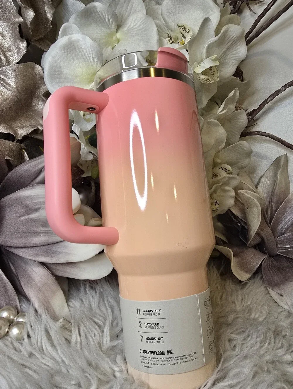 Stanley Quencher H2.0 FlowState Tumbler 40oz PINK MESA SUNSET LIMITED EDITION
